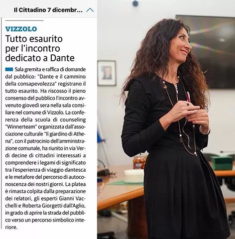 Grande successo della conferenza “Dante e il cammino della consapevolezza”.